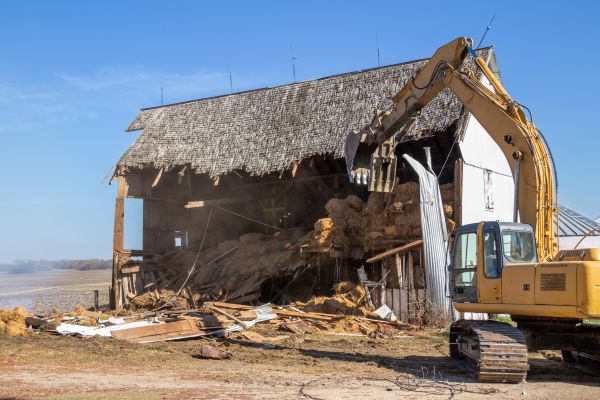 Barn Demolition in Roanoke