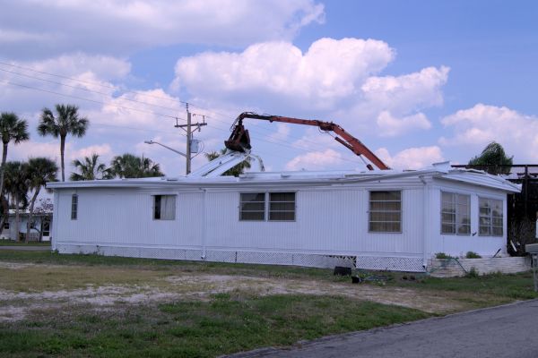 Mobile Home Demolition in Roanoke