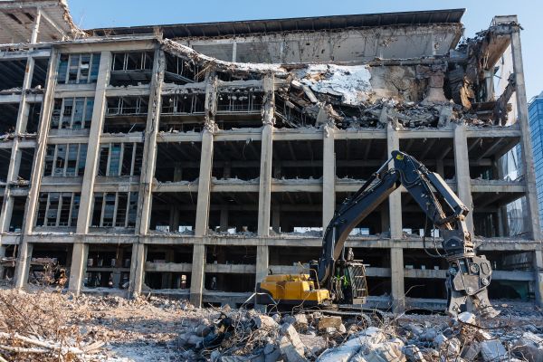 Commercial Building Demolition in Roanoke
